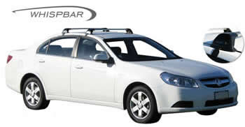 Holden Epica Yakima Whispbar Roof Racks on car